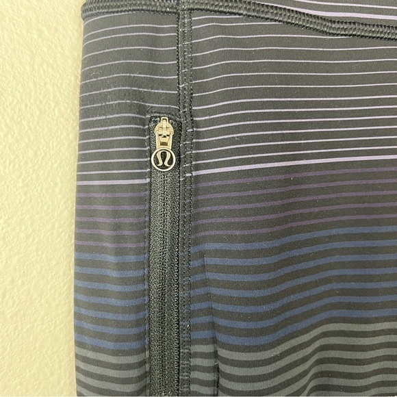 Lululemon Passion Crop II Leggings Om Stripe - Picture 3 of 6